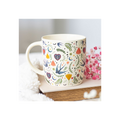 Cream Midnight Bloom Print Mug