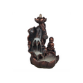 Bronze Effect Buddha Backflow Incense Burner