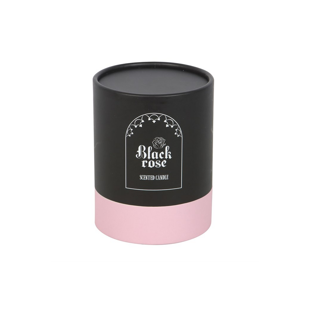 Black Rose Candle with 3D Roses