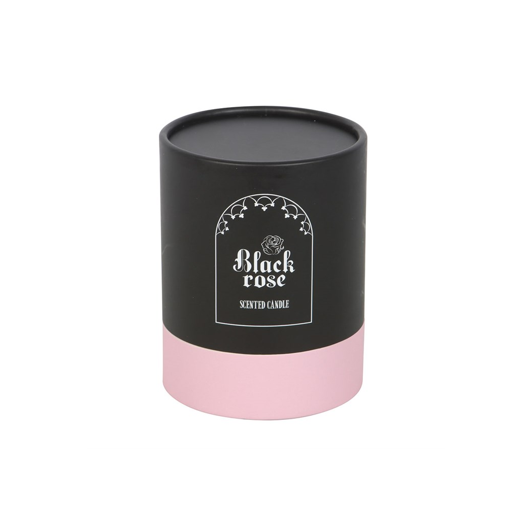 Black Rose Candle with 3D Roses