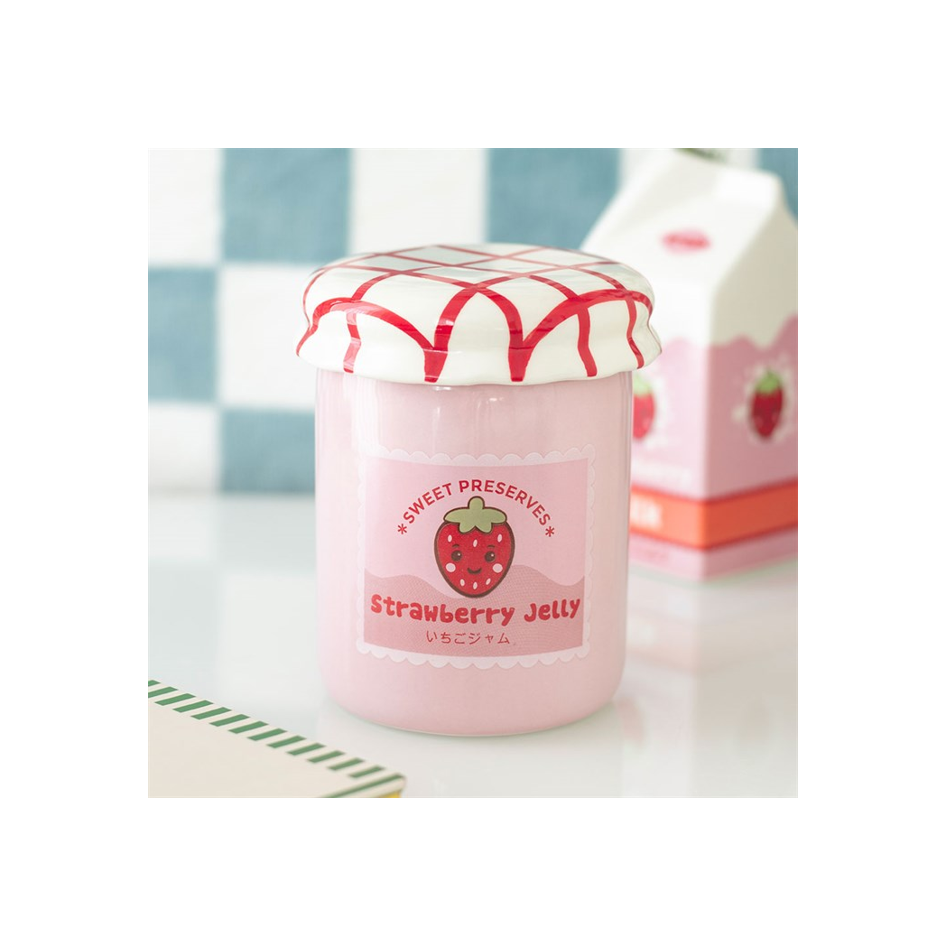 Strawberry Jelly Jar Oil Burner and Wax Warmer
