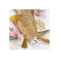 Set of 24 Luna Bloom Metal Leaf Bookmarks