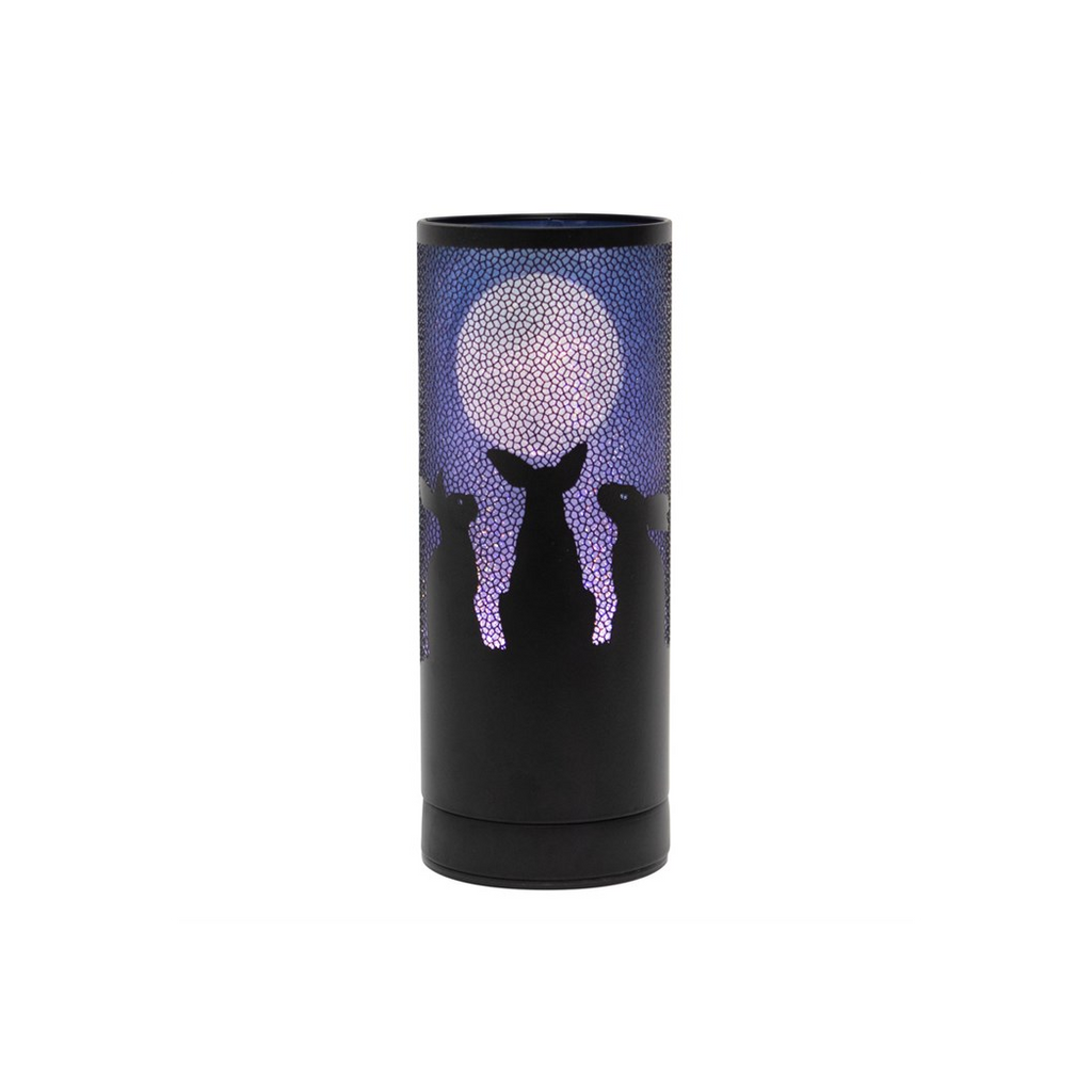 Moon Gazing Hares Aroma Lamp by Lisa Parker