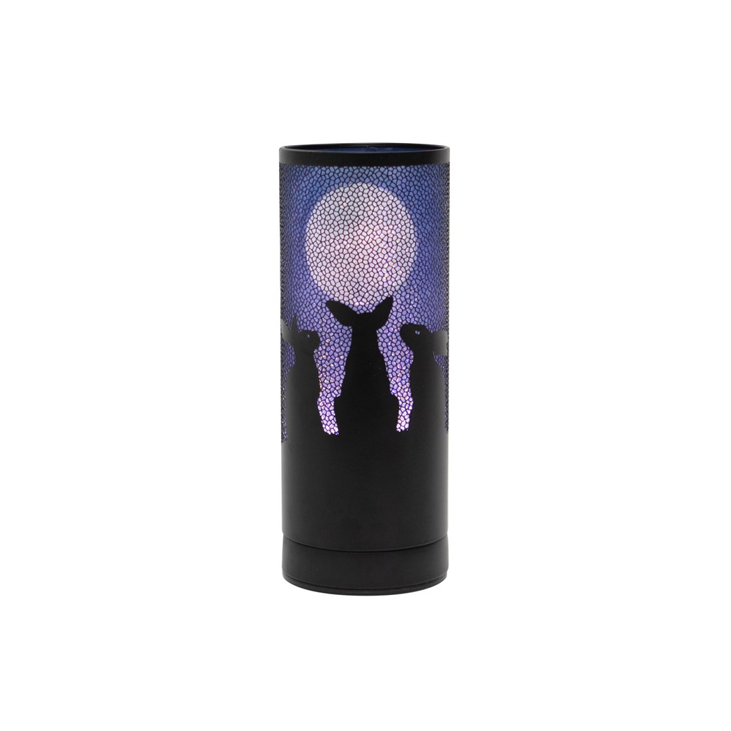 Moon Gazing Hares Aroma Lamp by Lisa Parker