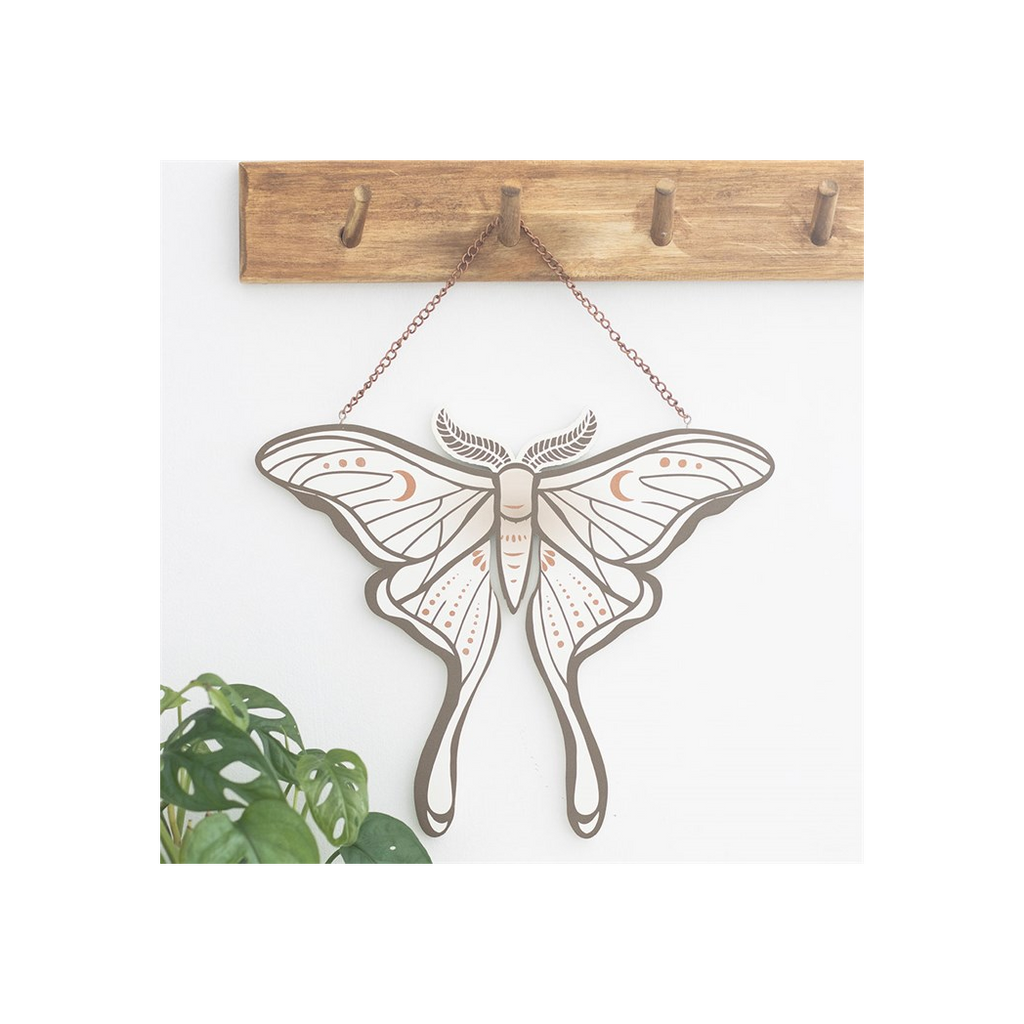 Luna Moth Hanging Sign