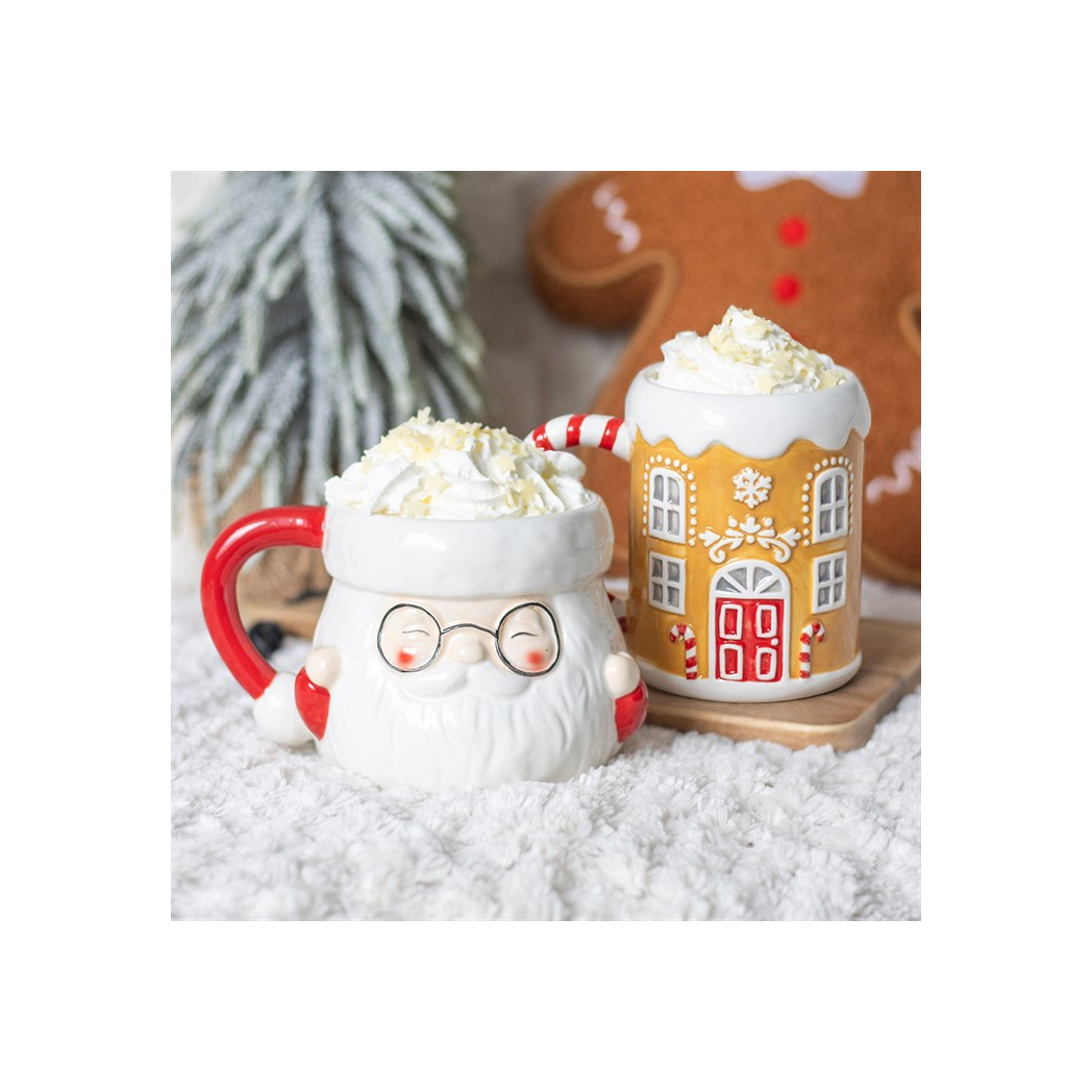 Santa Claus Shaped Mug