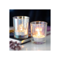 Iridescent Sun and Moon Votive Candle Holders