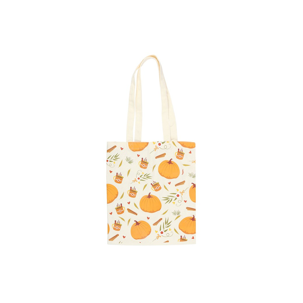 Autumn Days Print Polycotton Tote Bag