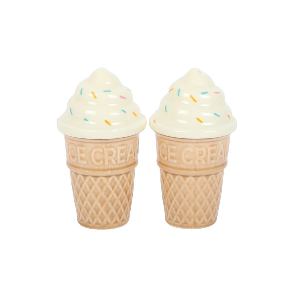 Ice Cream Cone Salt and Pepper Shakers