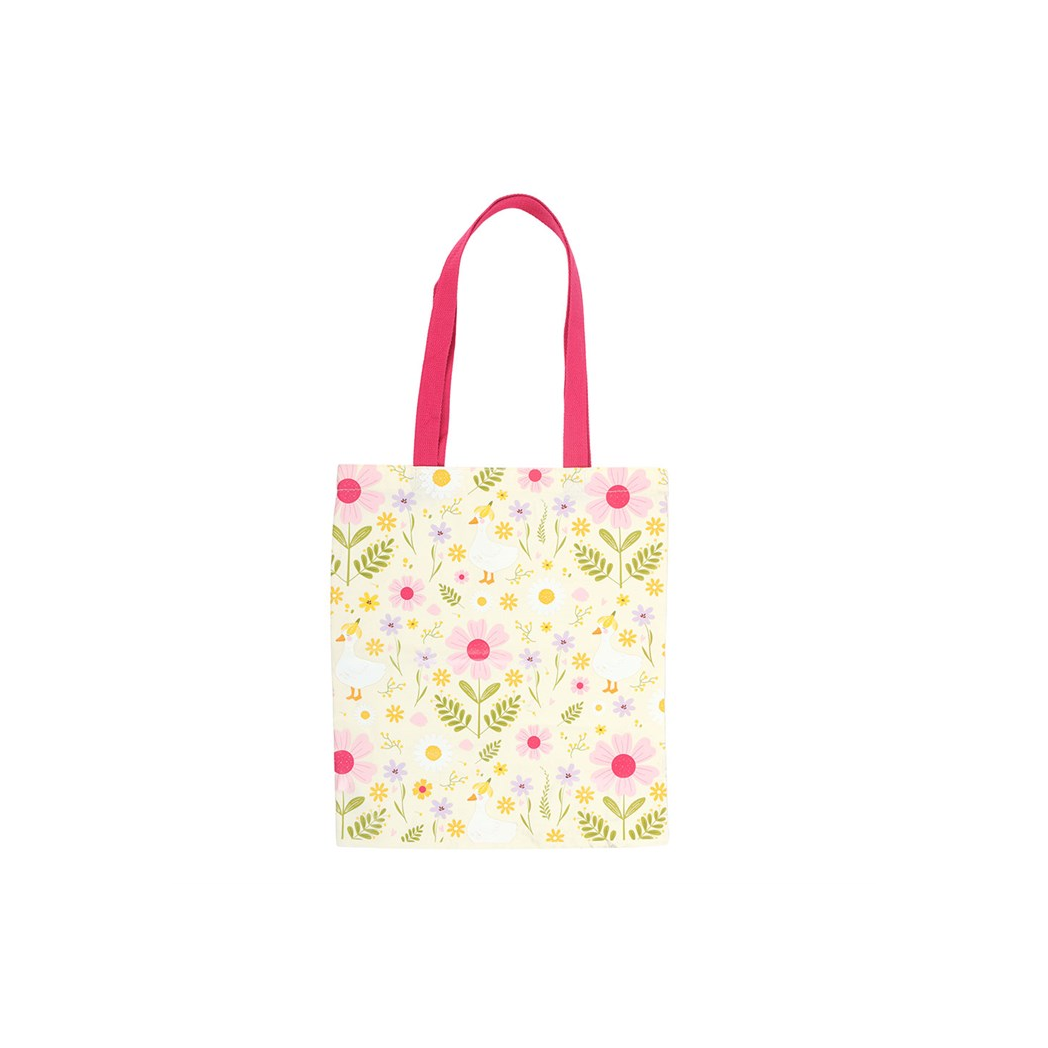 Daisy & Duck Print Tote Bag