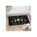 Black Dark Forest Moon Phase Doormat
