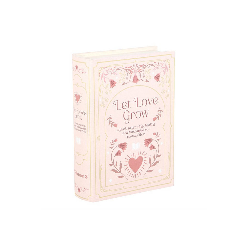 Pink Book Shaped Storage Box
