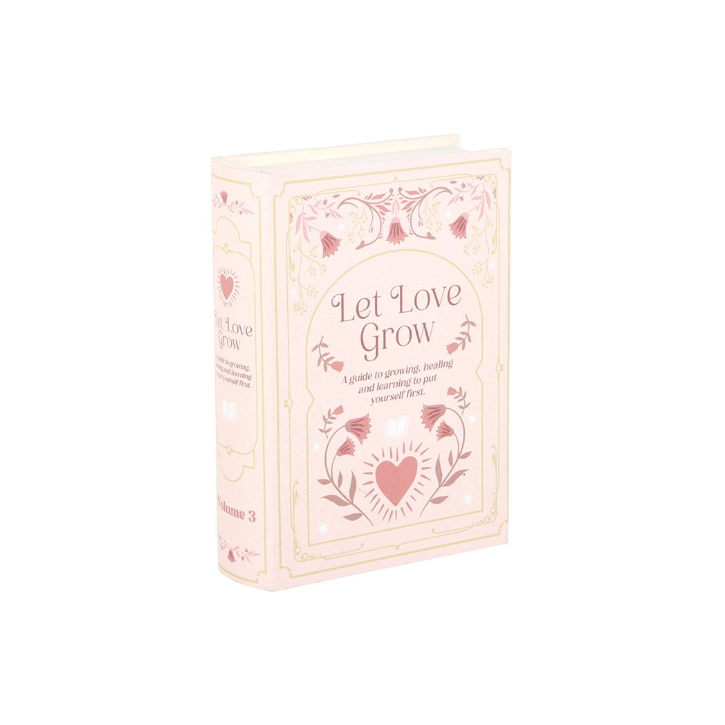 Pink Book Shaped Storage Box