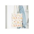 Funky Fungi Mushroom Print Polycotton Tote Bag