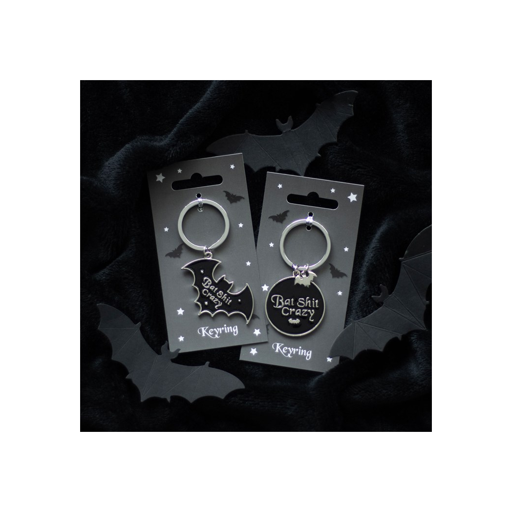 Bat Shit Crazy Keyring