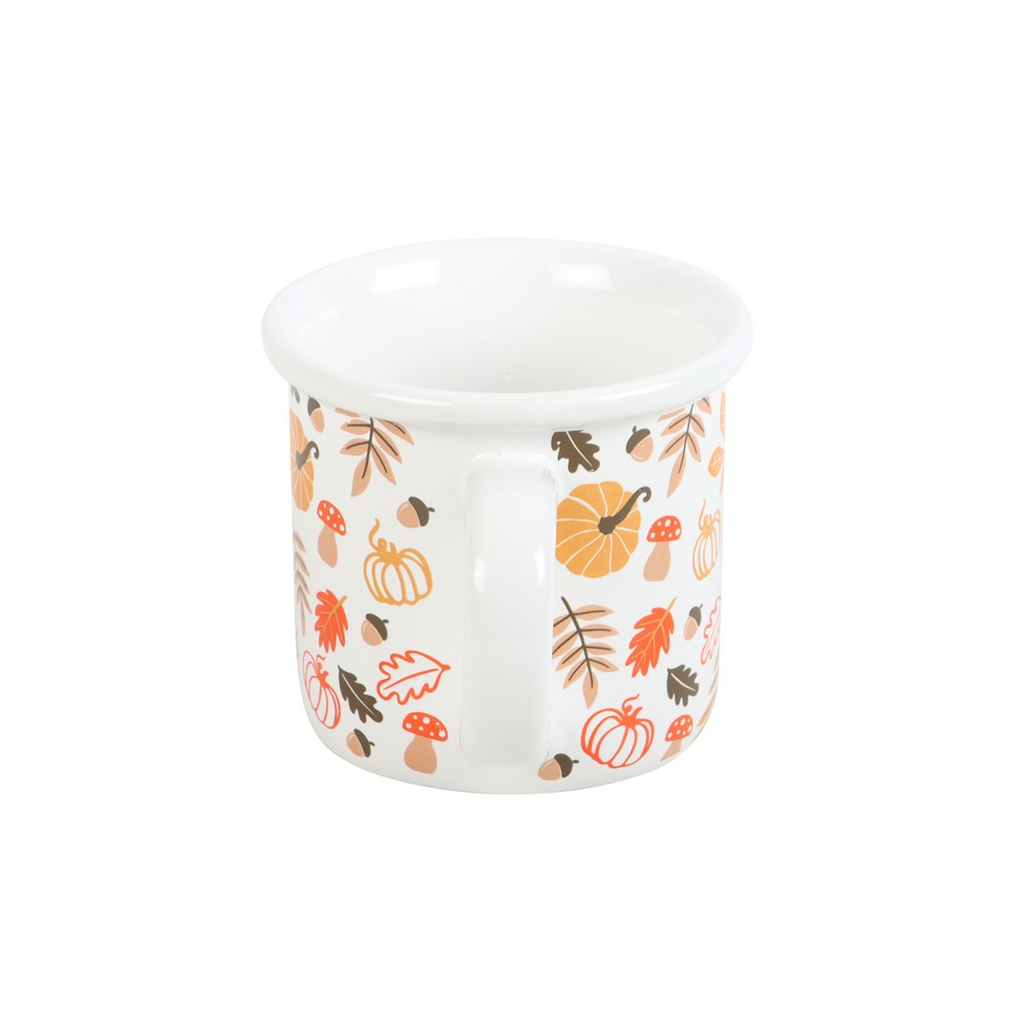 Autumn Leaves and Pumpkins Mug