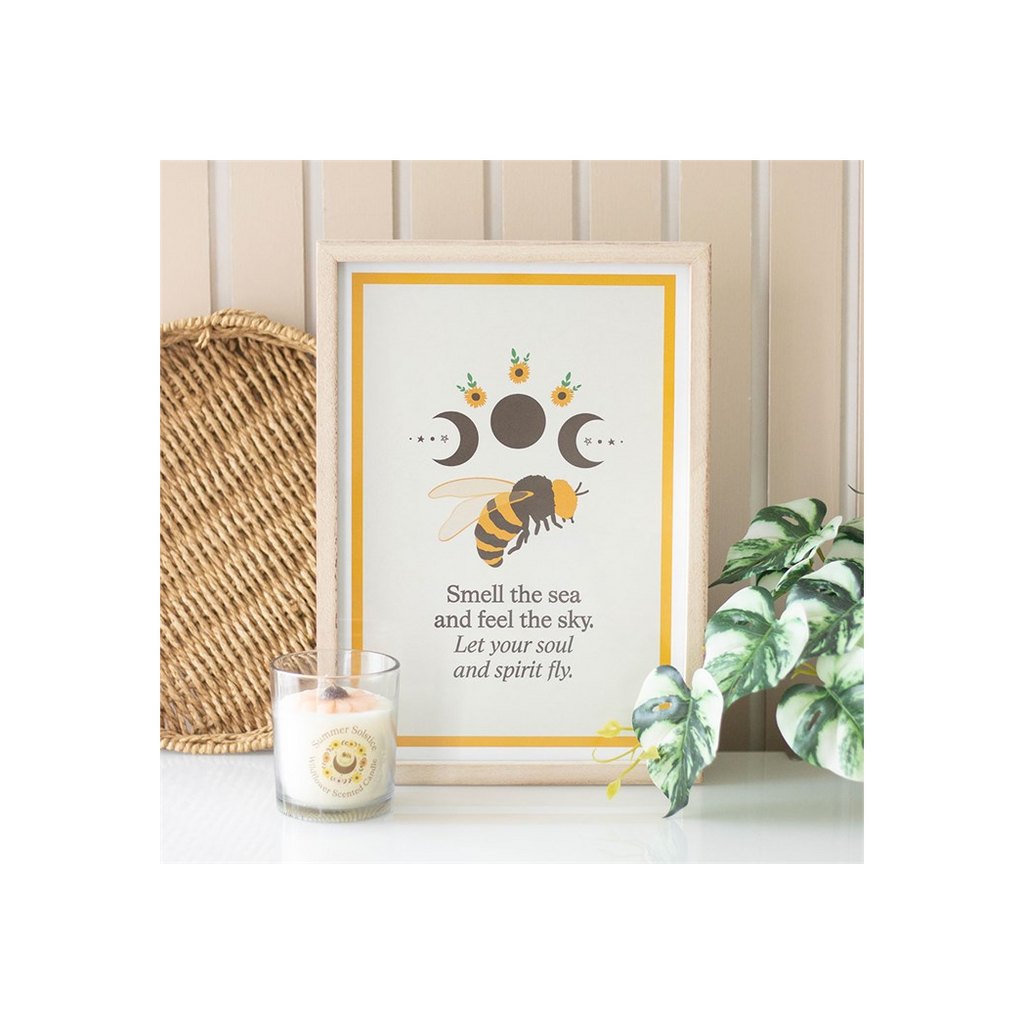 Bee Radiant Bee Framed Wall Art Print