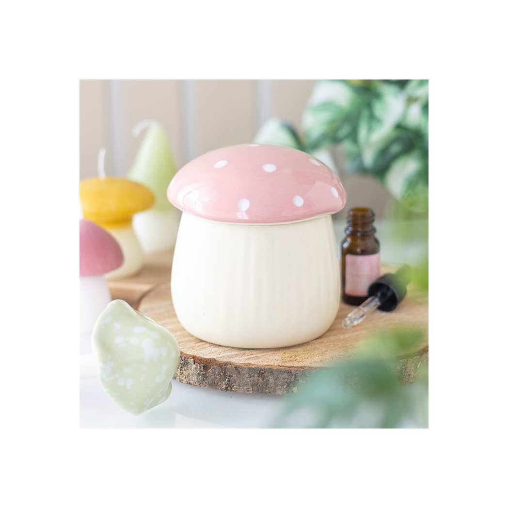 Pink Mushroom Oil Burner