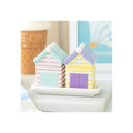 Pastel Beach Hut Salt and Pepper Shakers