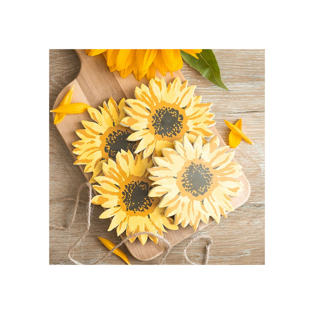 Sunflower Coaster Set