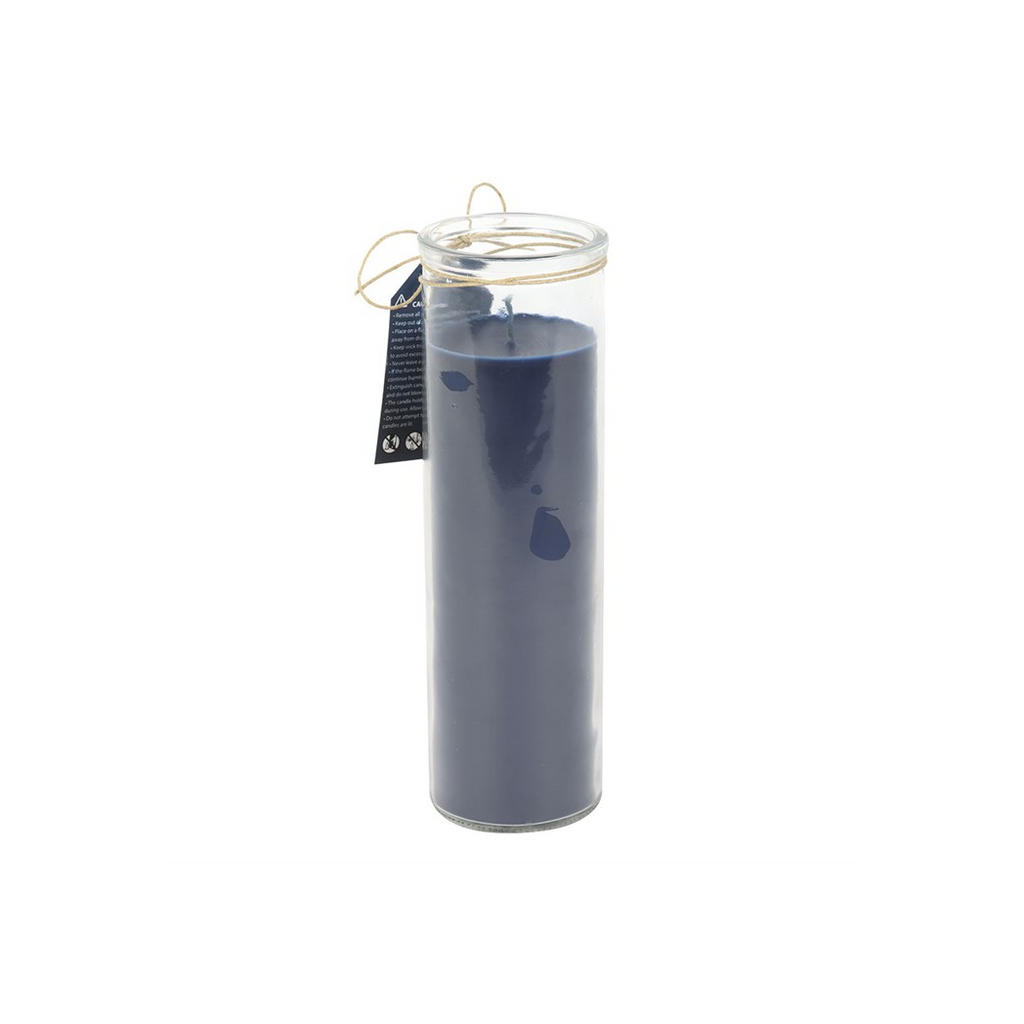 Blue Moon Phase Fig & Vanilla Scented Glass Tube Candle