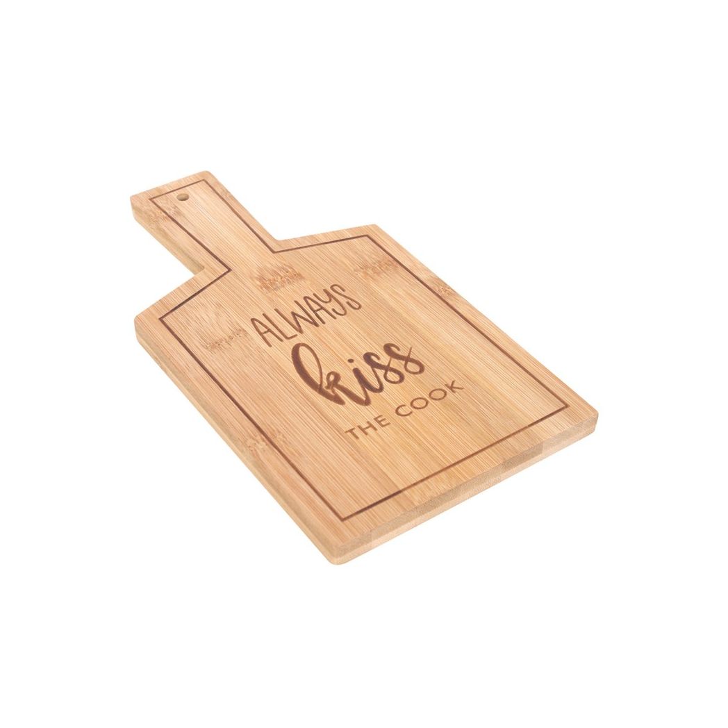 Kiss the Cook Bamboo Serving Board