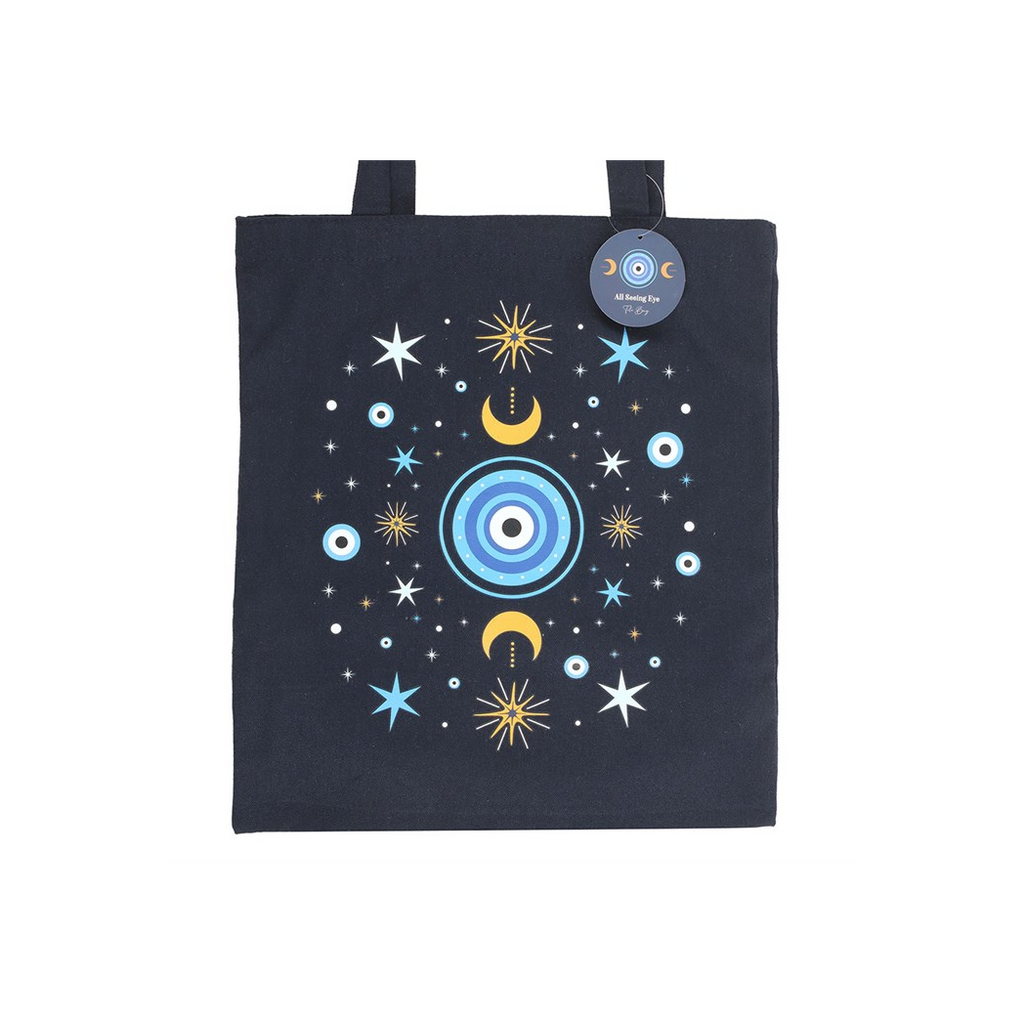 All Seeing Eye Polycotton Tote Bag