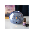 Purple Iridescent Star Oil Burner and Wax Warmer