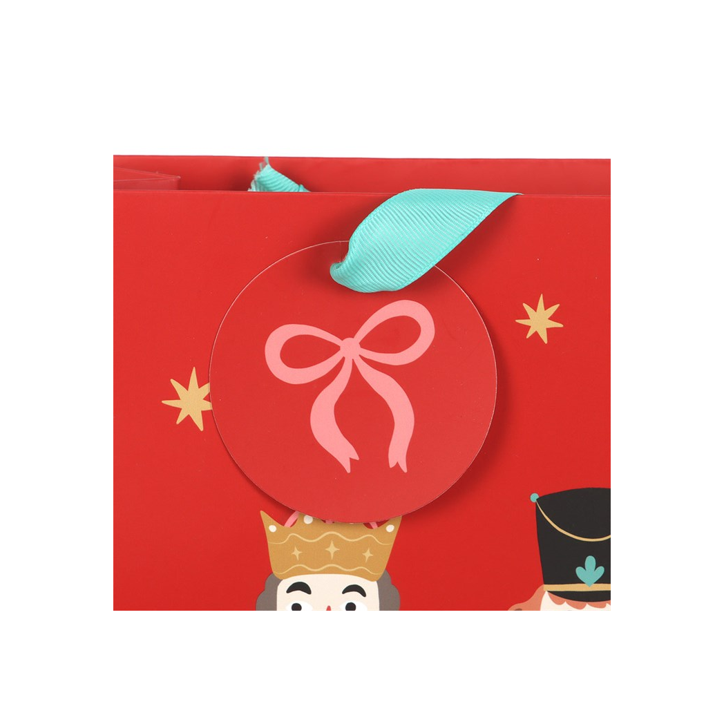 33cm Red Nutcracker Gift Bag