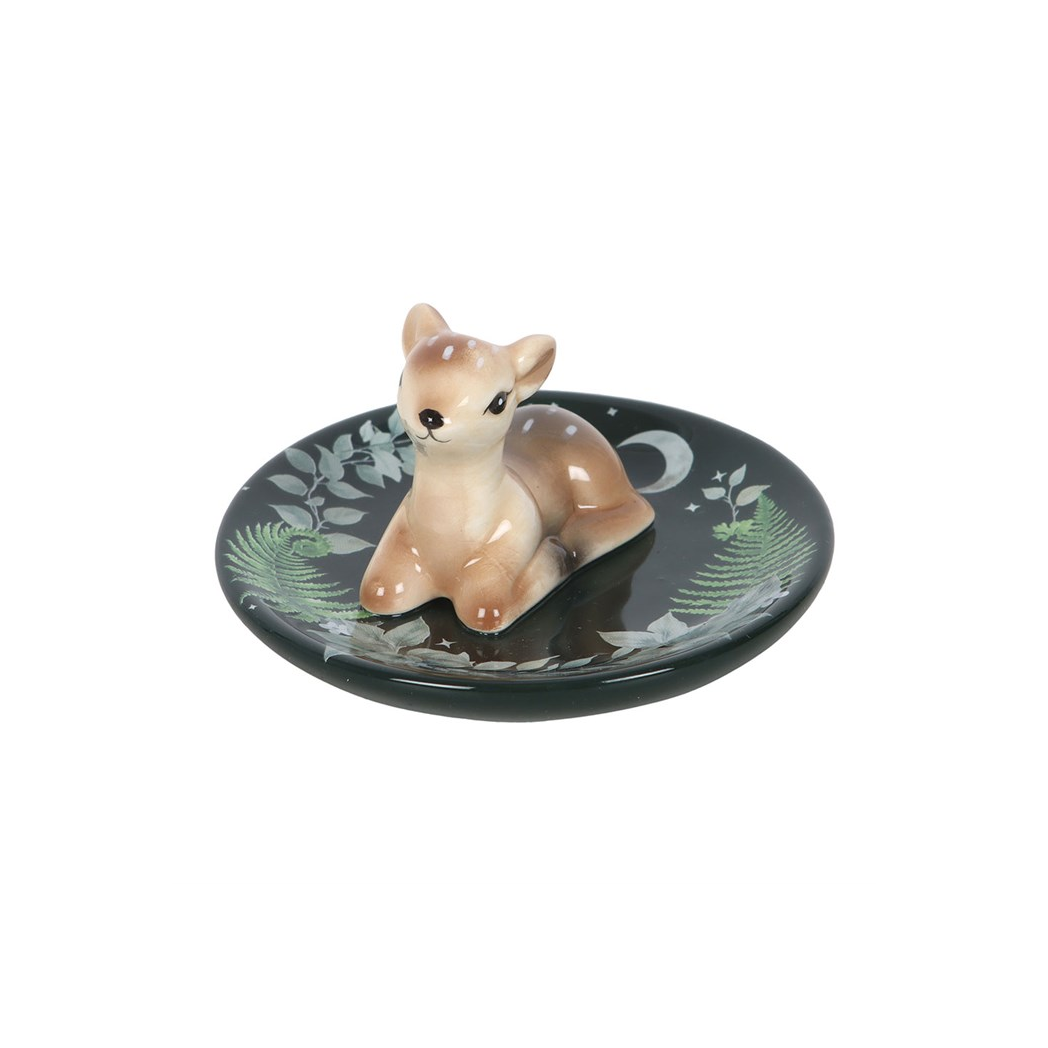 Green Fawn Trinket Dish