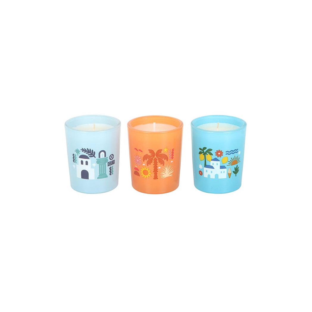 Scents of Europe Scented Candle Trio