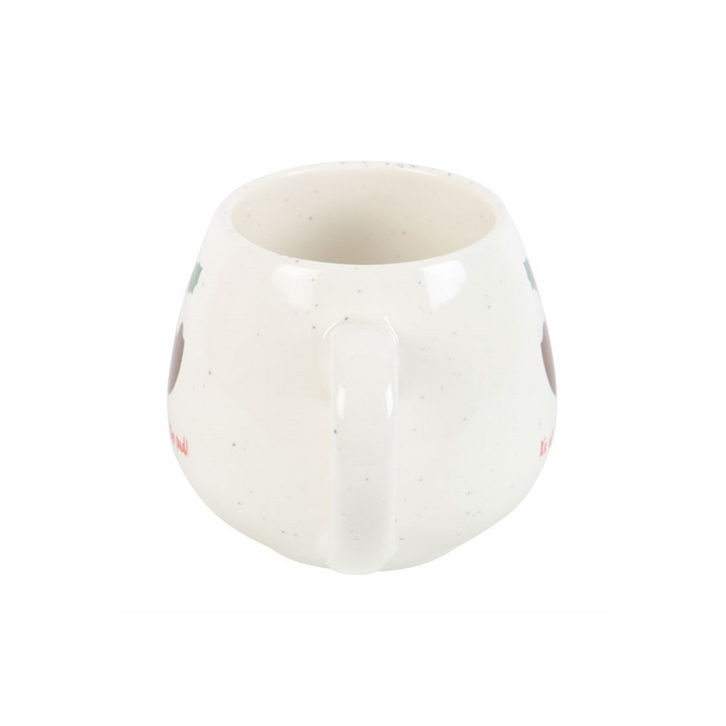 All Good in the Pud Rounded Christmas Mug