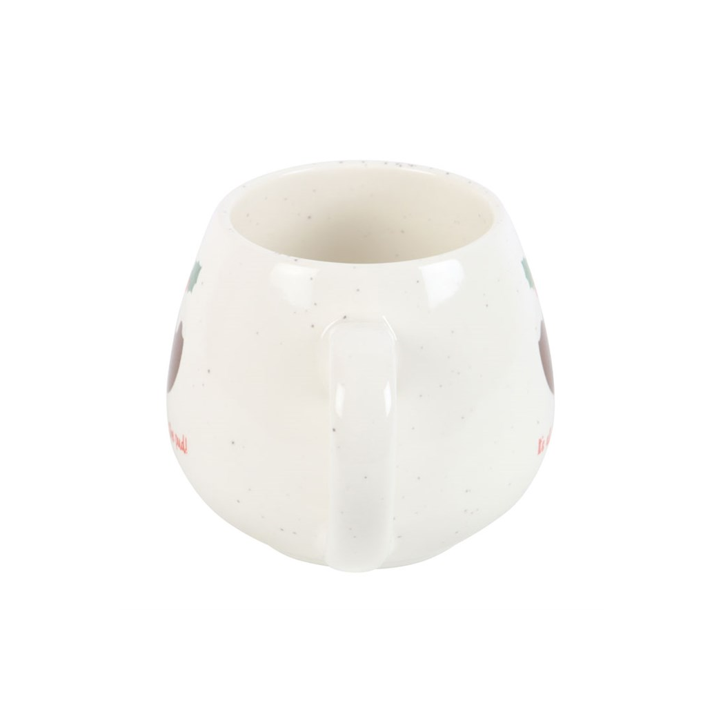All Good in the Pud Rounded Christmas Mug
