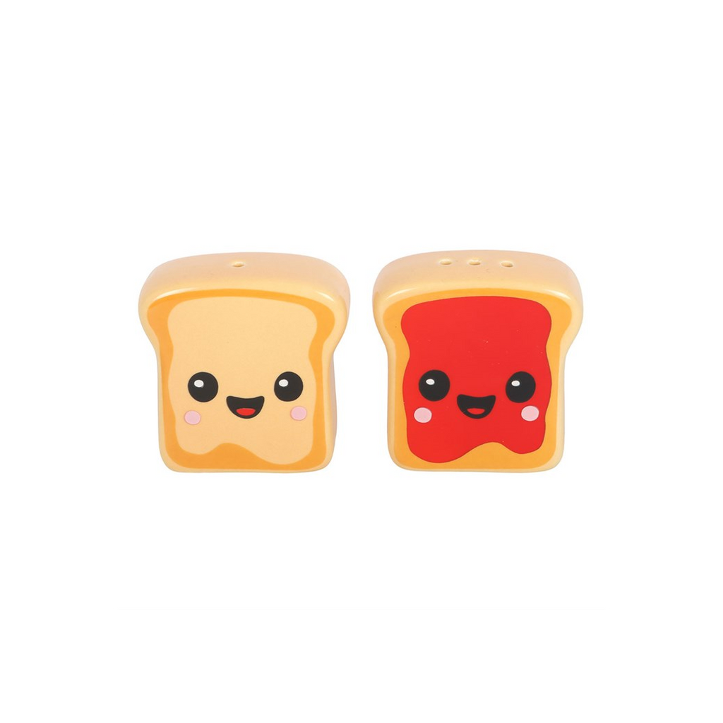 Kawaii Toast Salt and Pepper Shakers