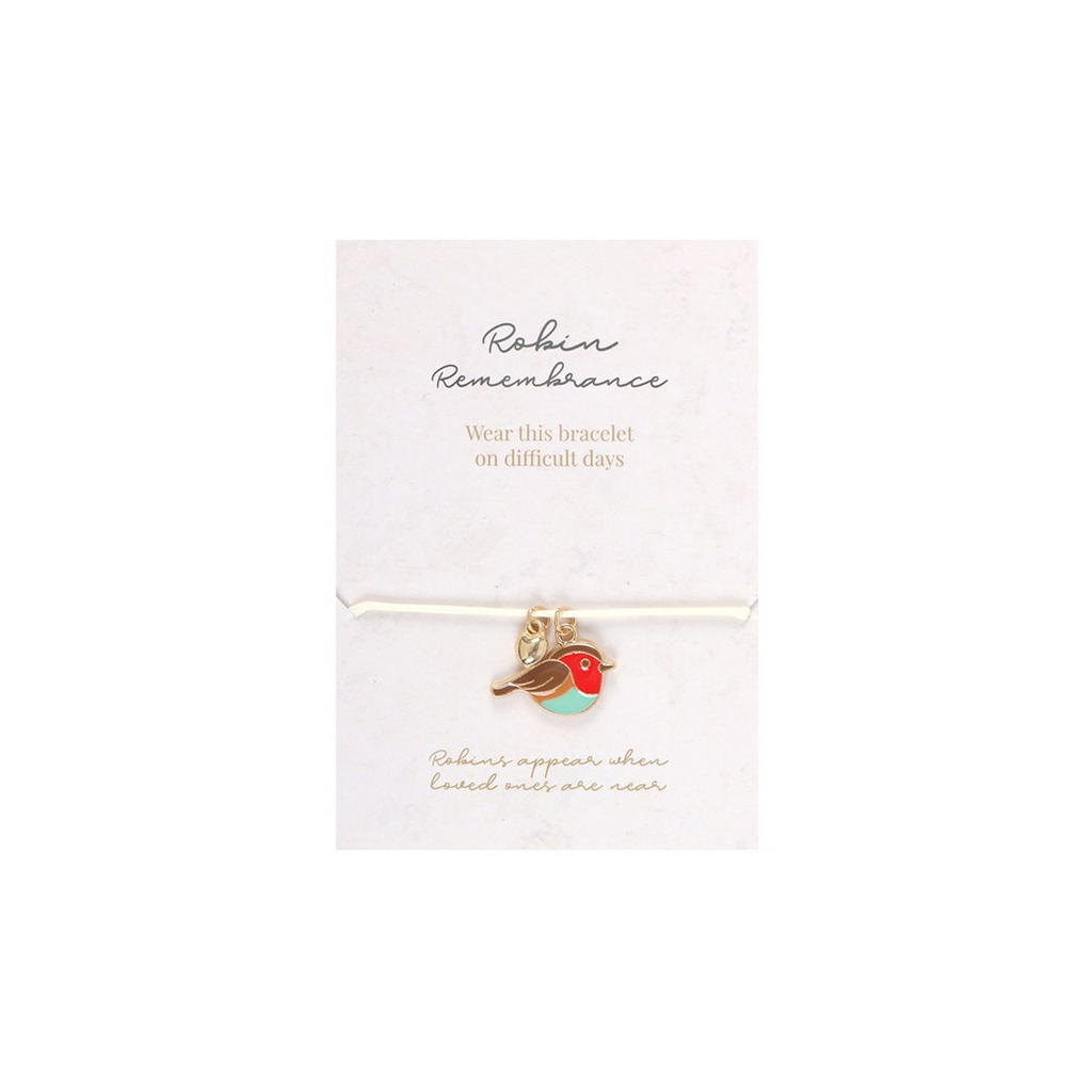 Robin Remembrance Charm Bracelet