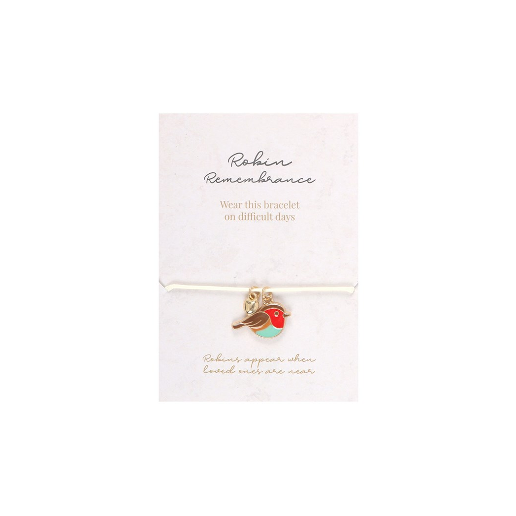 Robin Remembrance Charm Bracelet