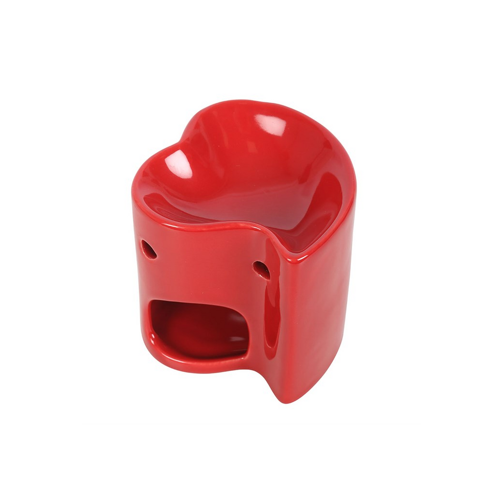 Red Heart Oil Burner and Wax Warmer