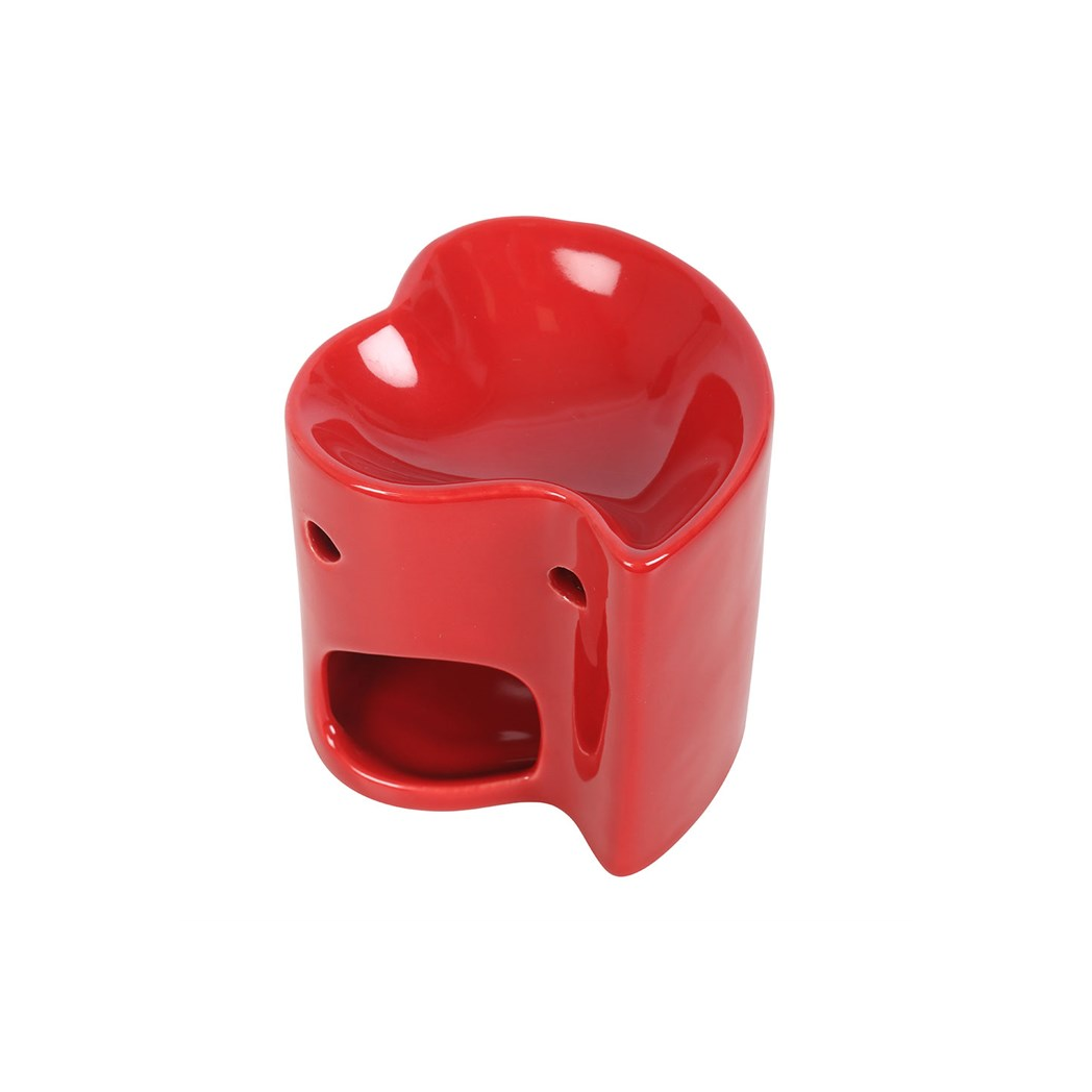 Red Heart Oil Burner and Wax Warmer