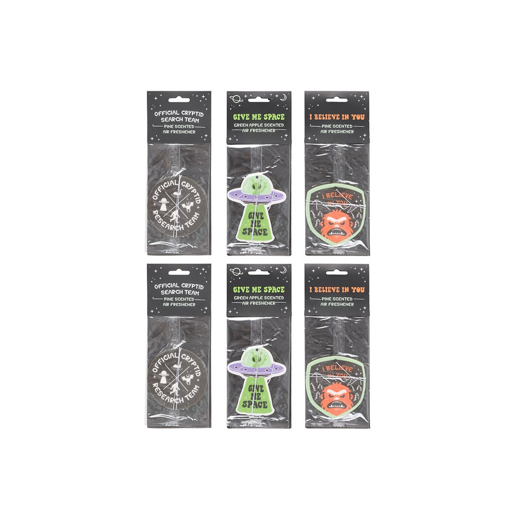 Set of 6 Camp Cryptid Scented Air Fresheners