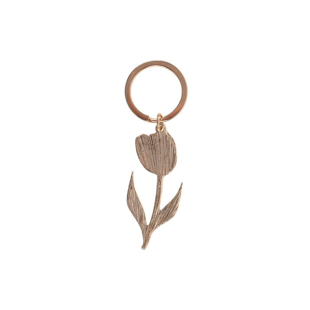Yellow Tulip Keyring