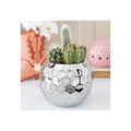Silver Disco Ball Vase
