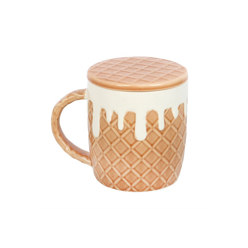 Waffle Mug and Coaster Set