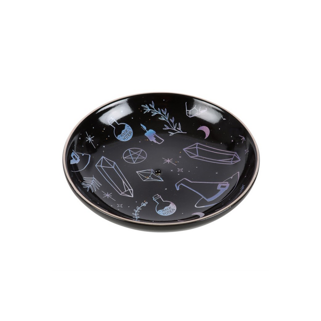 Crystal Witch Incense Holder Plate