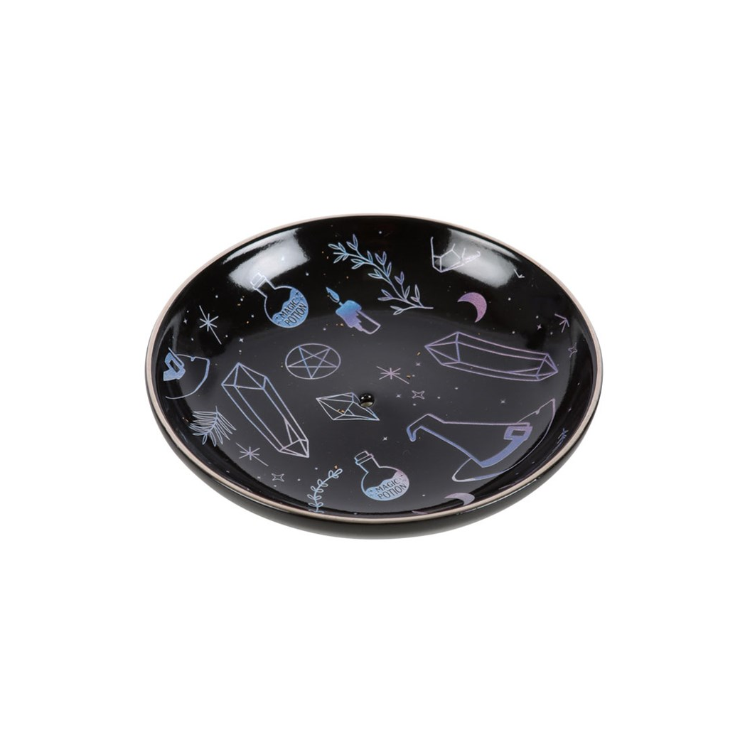 Crystal Witch Incense Holder Plate
