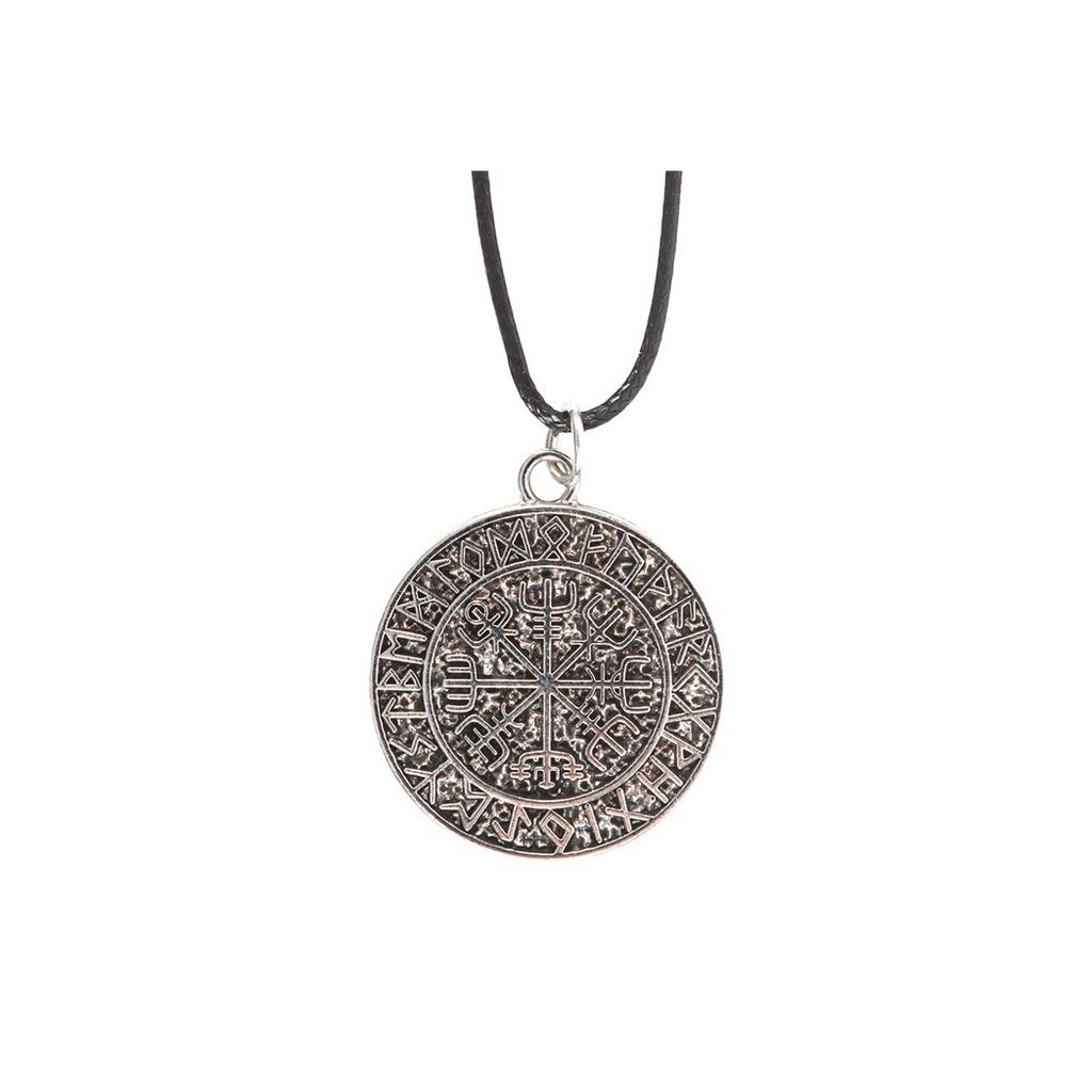 Vegvisir Viking Compass Viking Cord Necklace