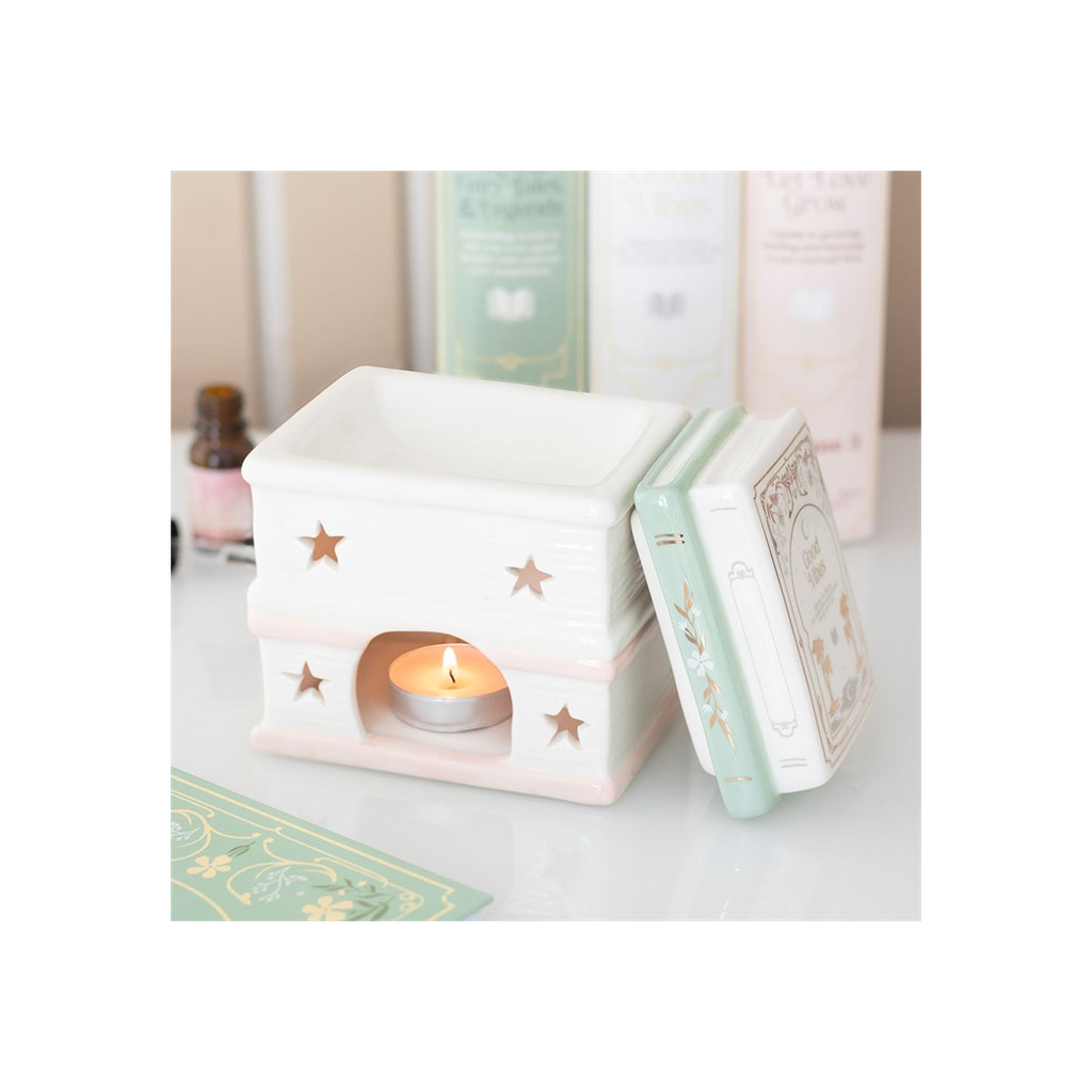 Book Stack Oil Burner and Wax Warmer
