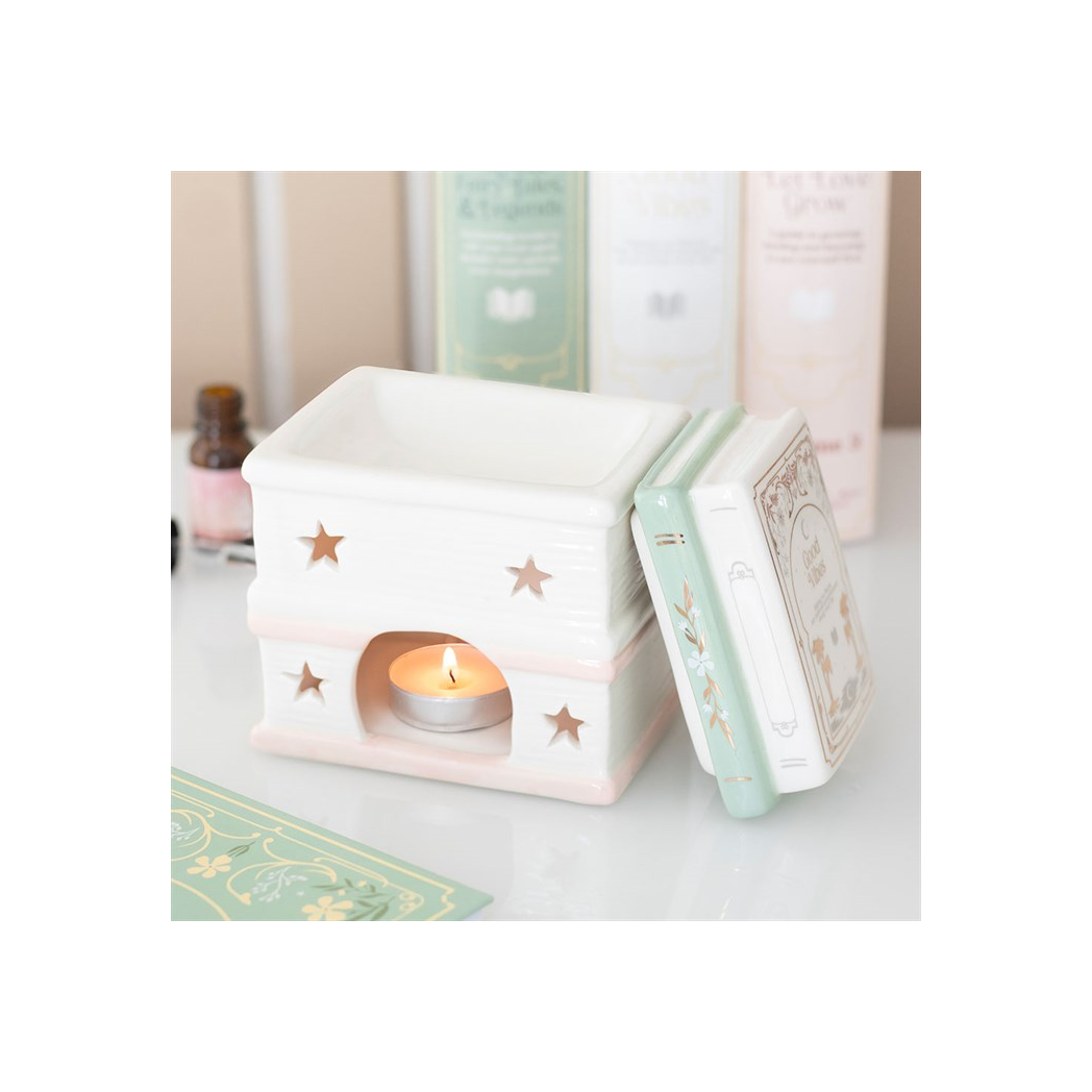 Book Stack Oil Burner and Wax Warmer