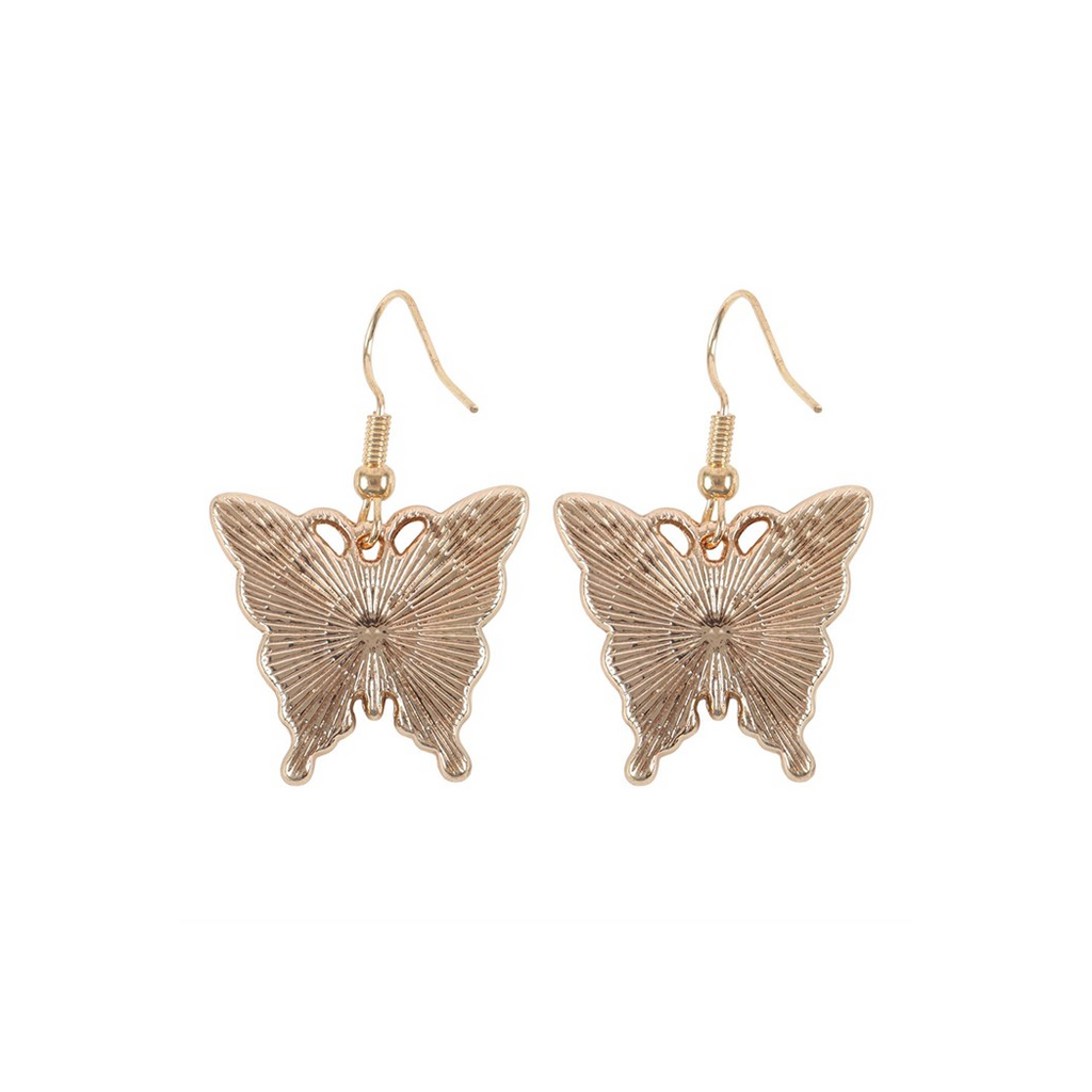 Flaming Butterfly Earrings