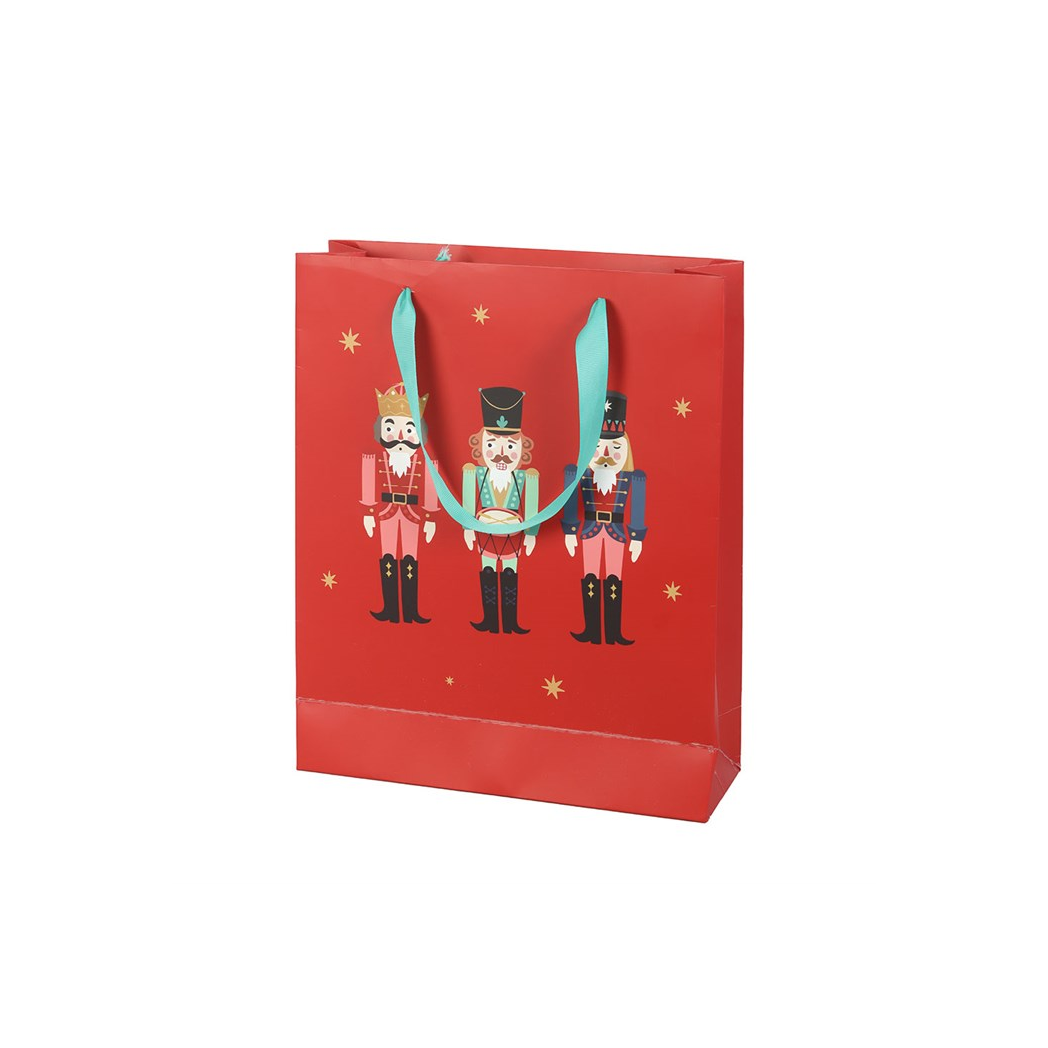 33cm Red Nutcracker Gift Bag