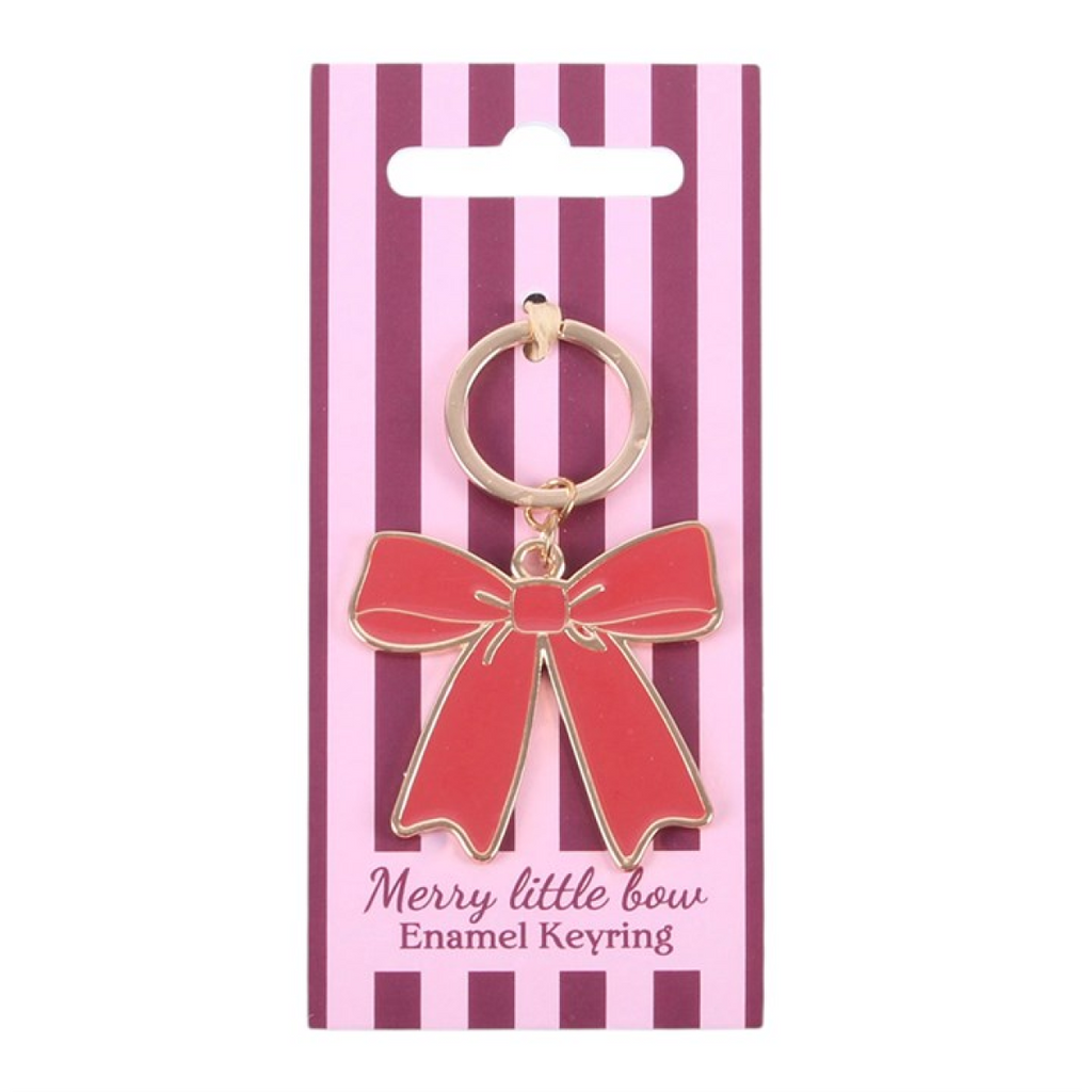 Red Bow Keyring
